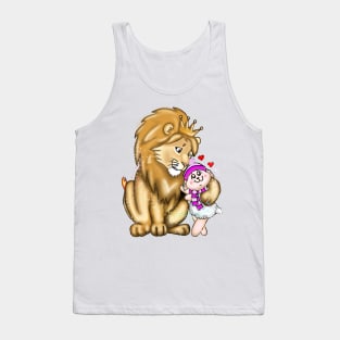 Jesus and a little lamb Tank Top